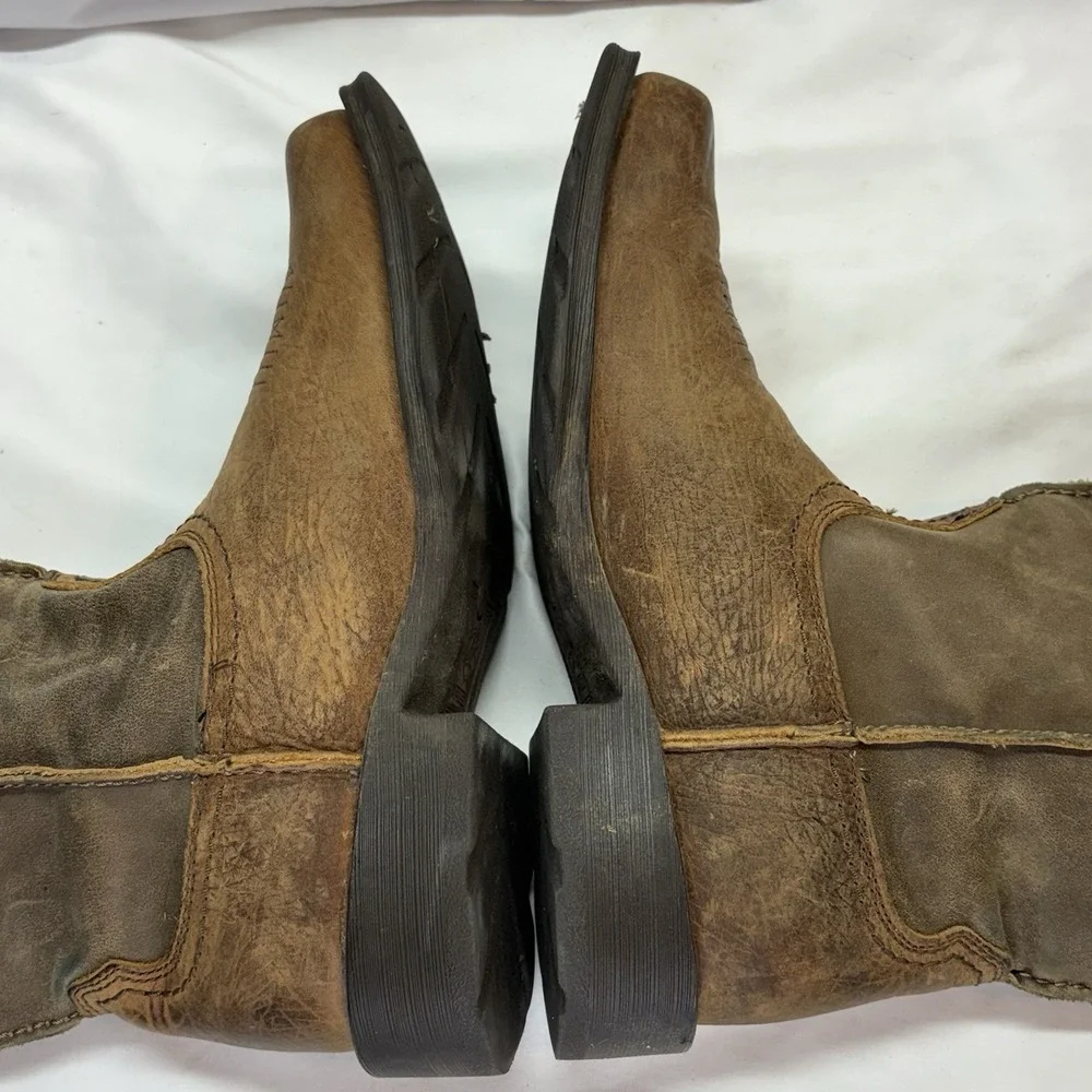 Ariat Rambler Brown Leather Western Boots Cowboy Men's Size 8 D